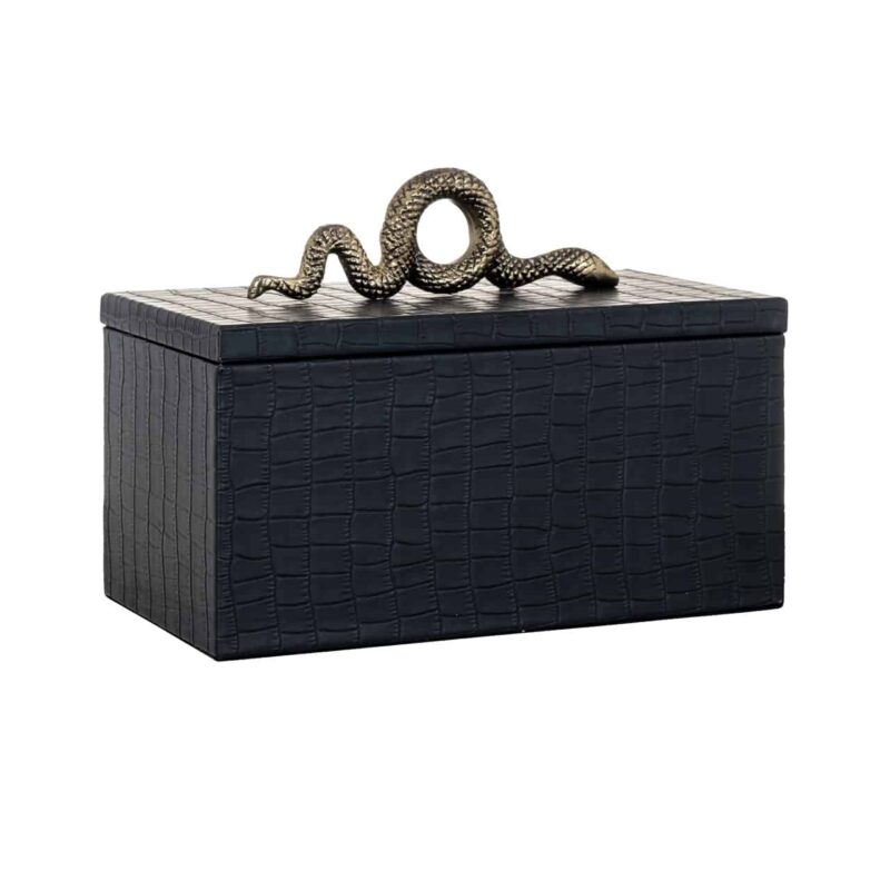 Jewellyery Box Charly Snake Black