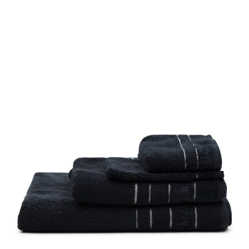 Rivièra Maison Elegant Guest Towel black 50x30